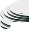 Set of 12 Round Mirror Candle Plate Set,12 Inch Round Mirror Trays for Table Centerpiece Wedding Decorations